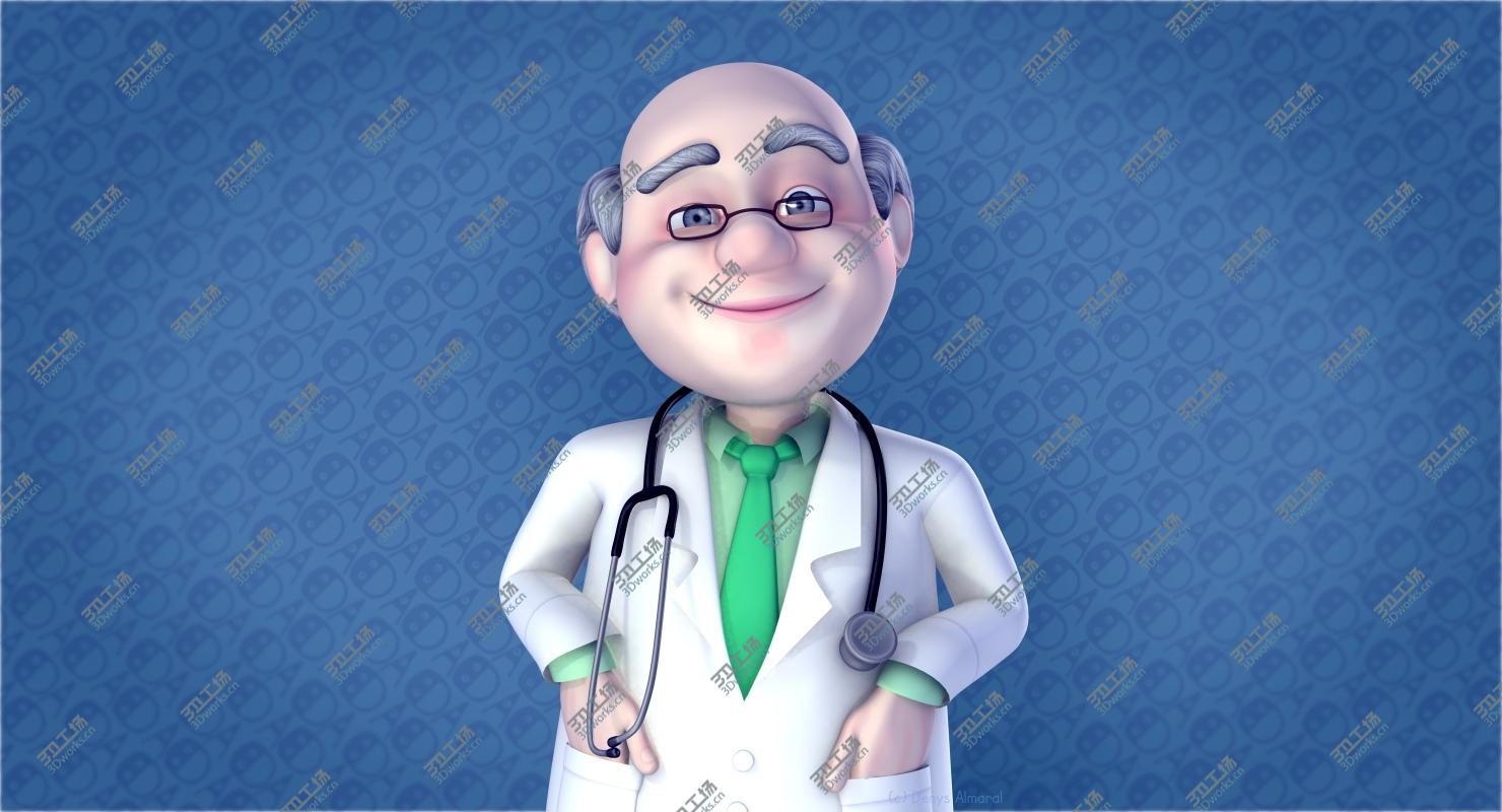 images/goods_img/20210319/Rigged Cartoon Old Man Doctor/1.jpg